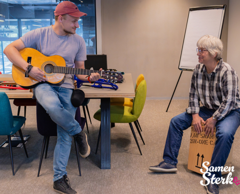 Man met gitaar